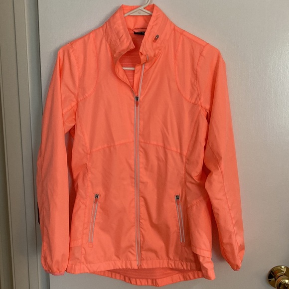 Hind, peach color Windbreaker reflector Jacket with hood. Size S - Picture 2 of 16